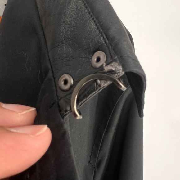 Cole Haan Mens Black Full Zip Rain Jacket Coat XL Lightweight Casual Outerwear - Picture 5 of 16